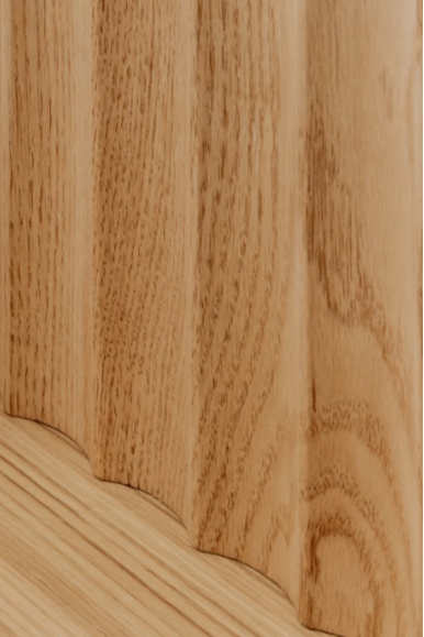 Ripple 60 Flow Oak Wood Panel - Ripple 60 Flow