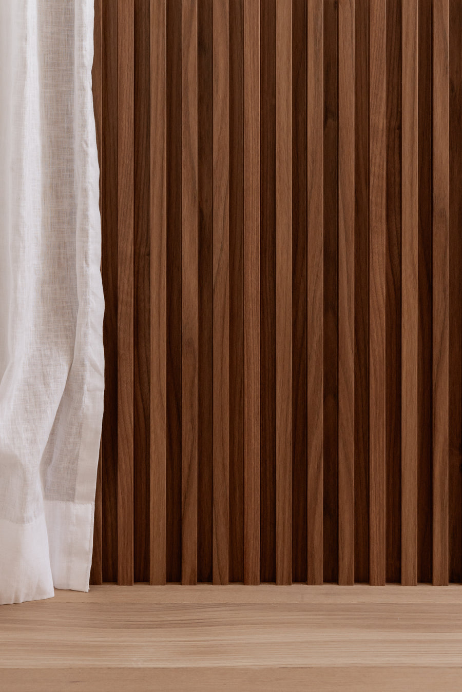 Batten Walnut T&G Wood Panel -  Batten 20