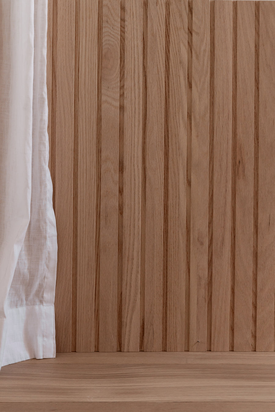 TrueCraft Batten 35 Solid Wood Panel - Batten 35 Solid Oak Flex