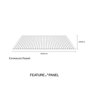 Ripple Flex Primed Wood Panel -  Ripple 47 Flex