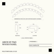 ARCH 25 T&G WOOD PANEL
