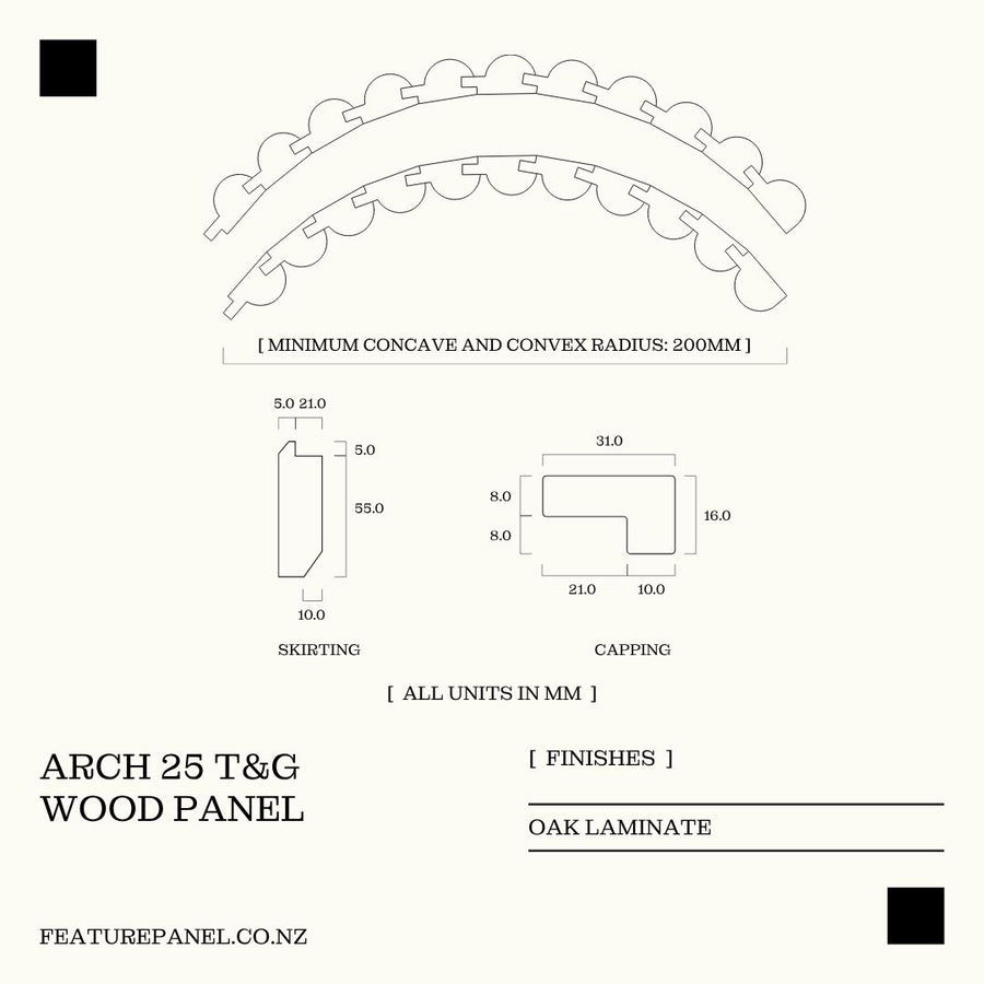 ARCH 25 T&G WOOD PANEL