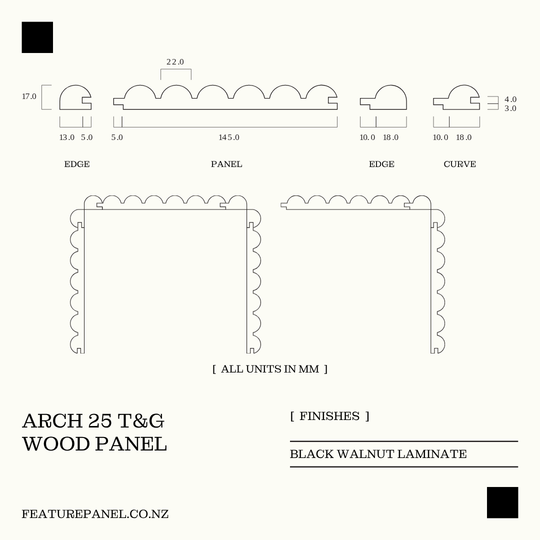 ARCH 25 T&G WOOD PANEL