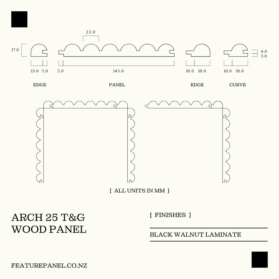 ARCH 25 T&G WOOD PANEL