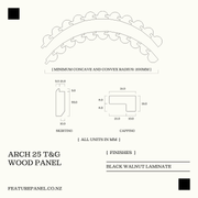 ARCH 25 T&G WOOD PANEL