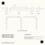 ARCH 25 T&G WOOD PANEL