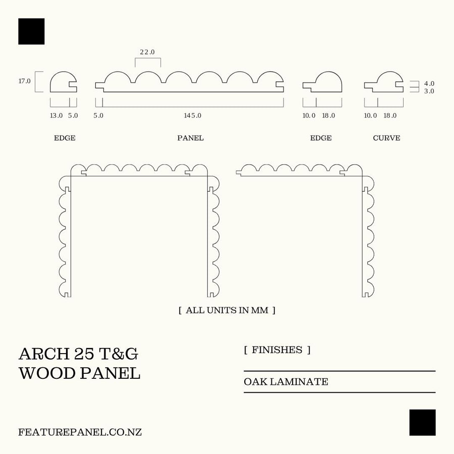 ARCH 25 T&G WOOD PANEL