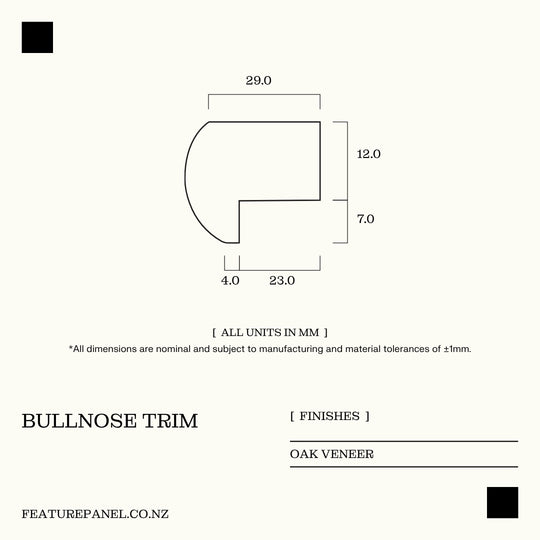 BULLNOSE TRIM