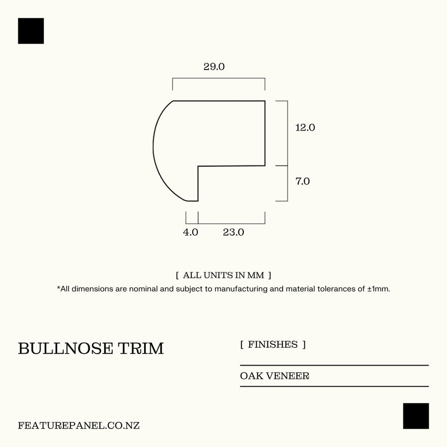 BULLNOSE TRIM