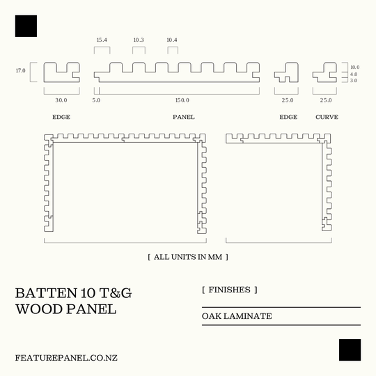 BATTEN 10 T&G WOOD PANEL