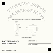 BATTEN 10 T&G WOOD PANEL