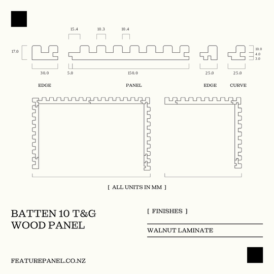 BATTEN 10 T&G WOOD PANEL