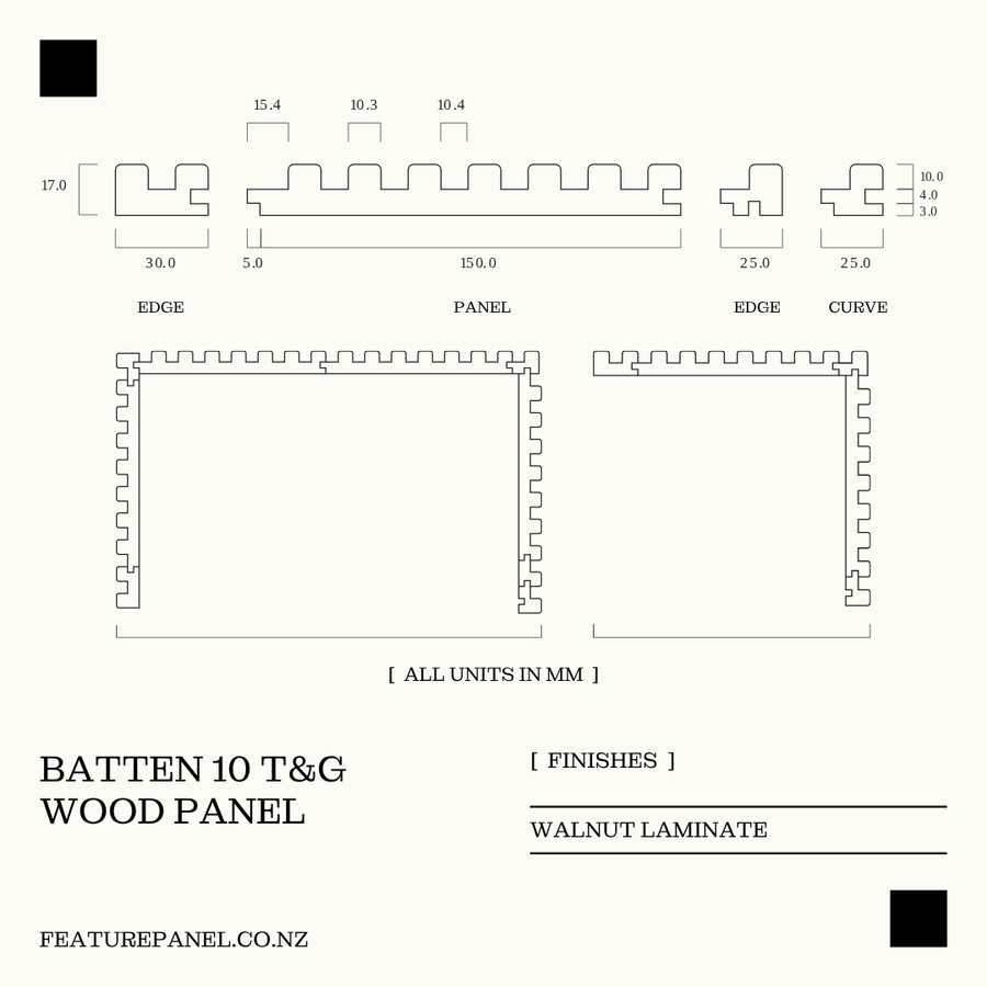 BATTEN 10 T&G WOOD PANEL