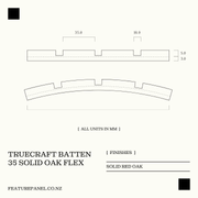 TRUECRAFT BATTEN 35 WOOD PANEL