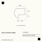 BULLNOSE TRIM