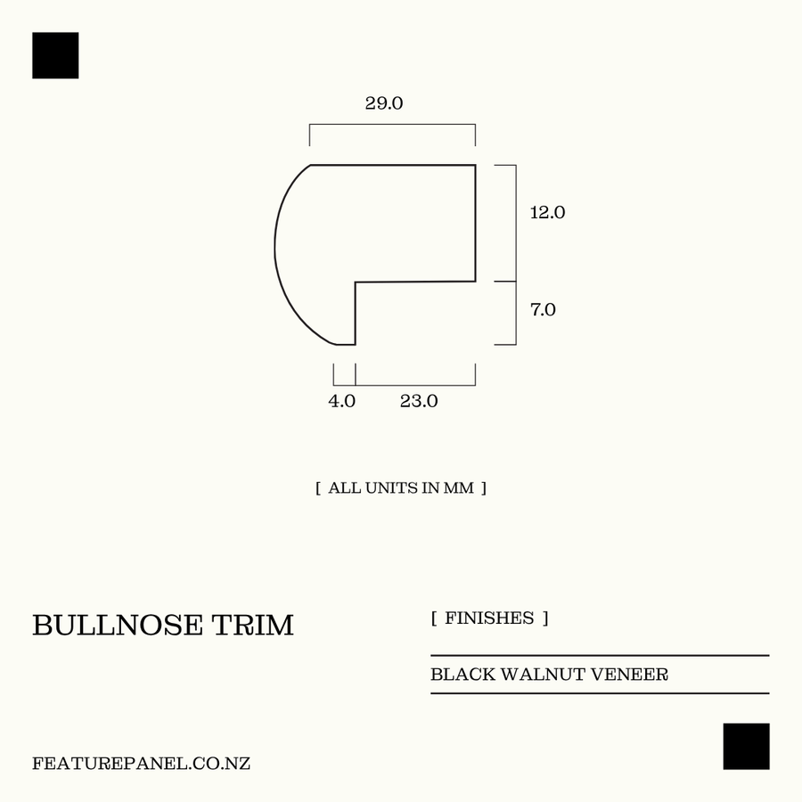 BULLNOSE TRIM