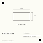 SQUARE TRIM