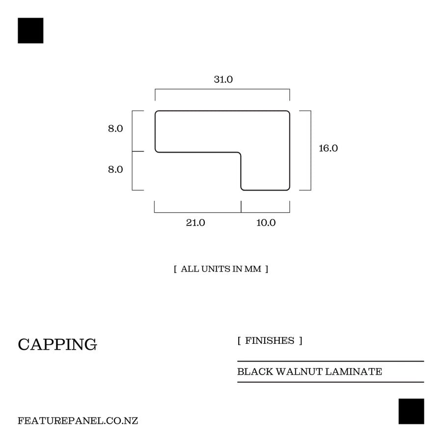 Black Walnut Capping