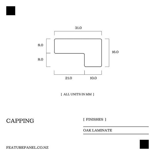 Capping - Oak - Feature Panel