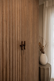 Wave Flex Black Walnut Wood Panel- Wave 33 Flex