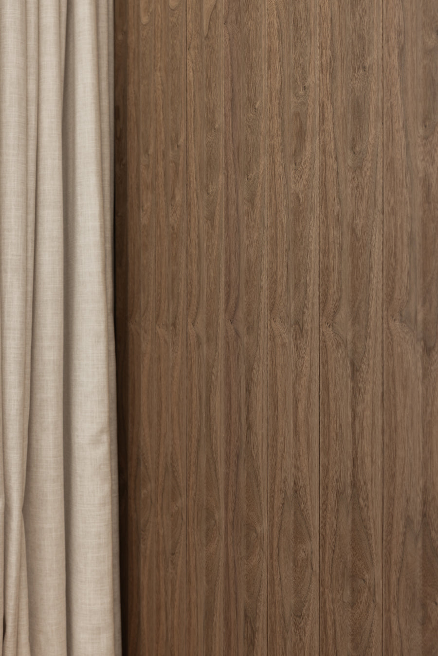 Ripple 60 Flow Black Walnut Wood Panel - Ripple 60 Flow