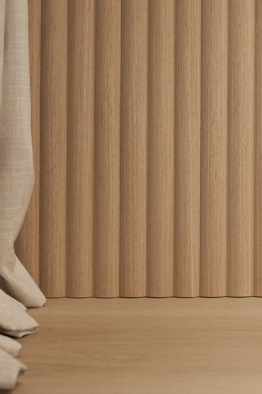Wave 41 Flow Oak Wood Panel - Wave 41 Flow