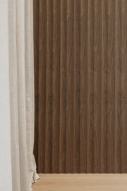 Ripple 60 Flow Black Walnut Wood Panel - Ripple 60 Flow