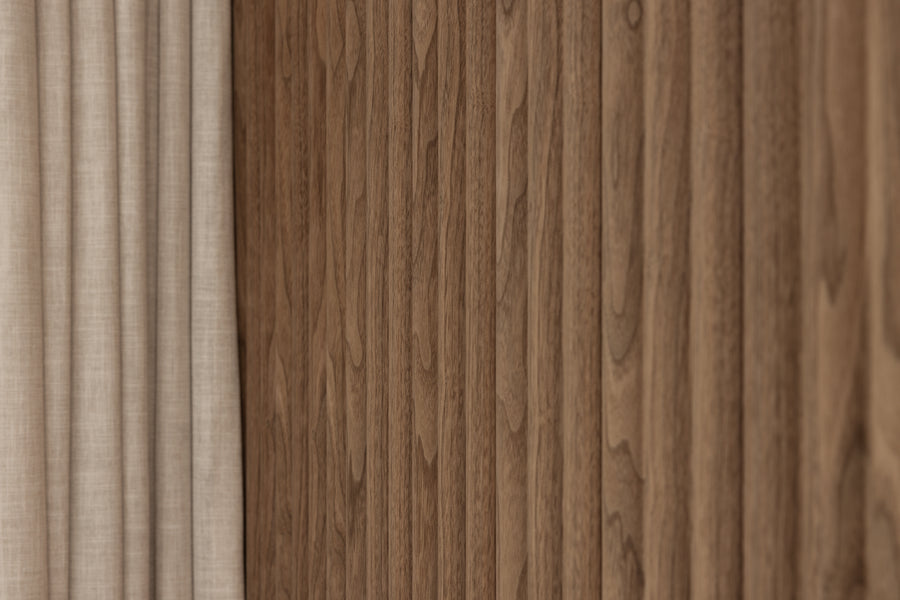 Wave 41 Flow Black Walnut Wood Panel - Wave 41 Flow