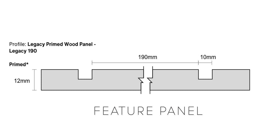 Legacy Primed Wood Panel - Legacy 190