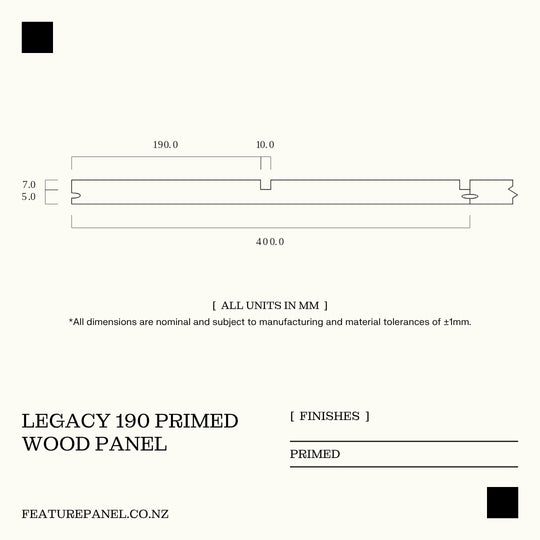 LEGACY 190 WOOD PANEL