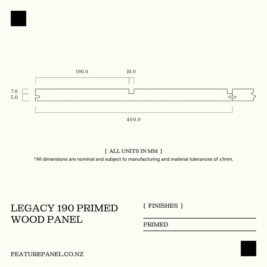 LEGACY 190 WOOD PANEL