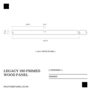 Legacy Primed Wood Panel - Legacy 190