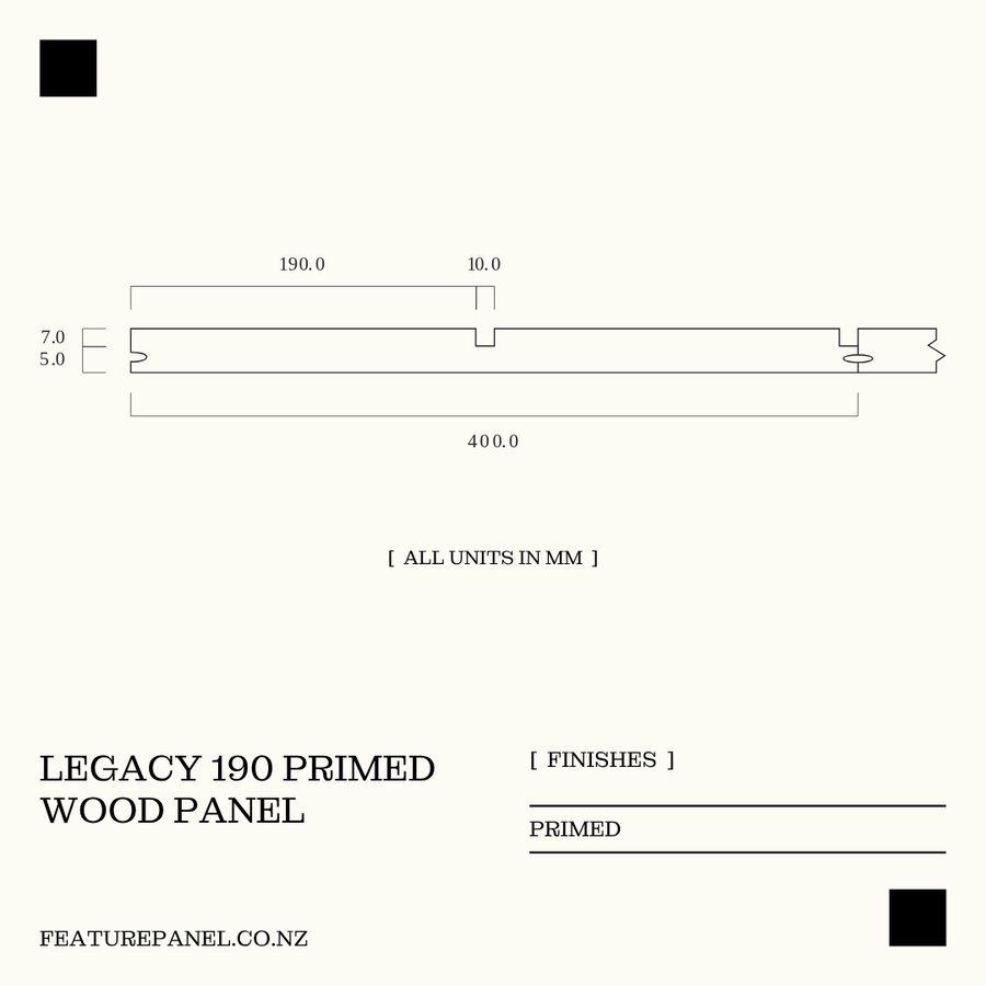 LEGACY 190 WOOD PANEL
