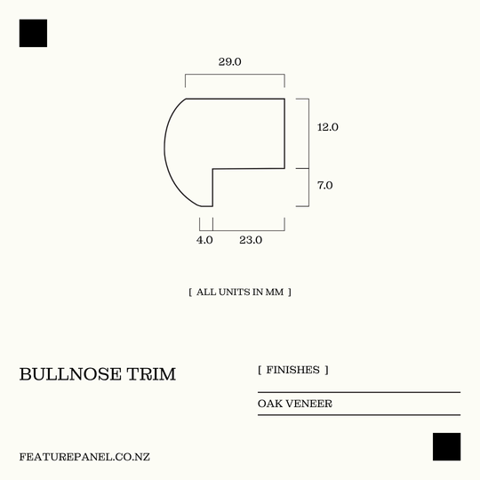 BULLNOSE TRIM