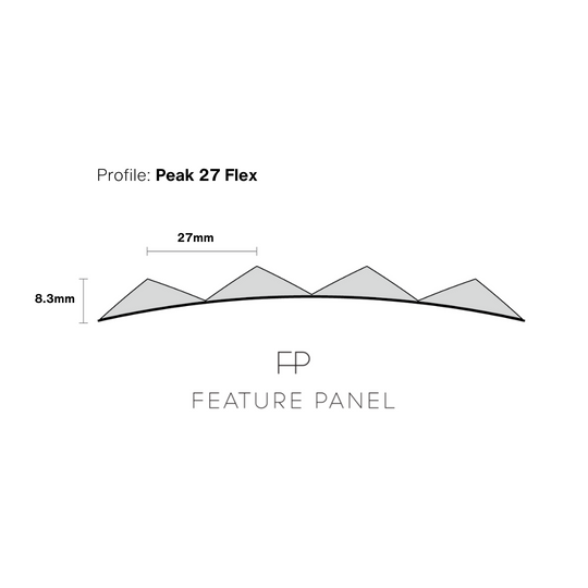 Peak Flex Black Walnut Wood Panel - Peak 27 Flex