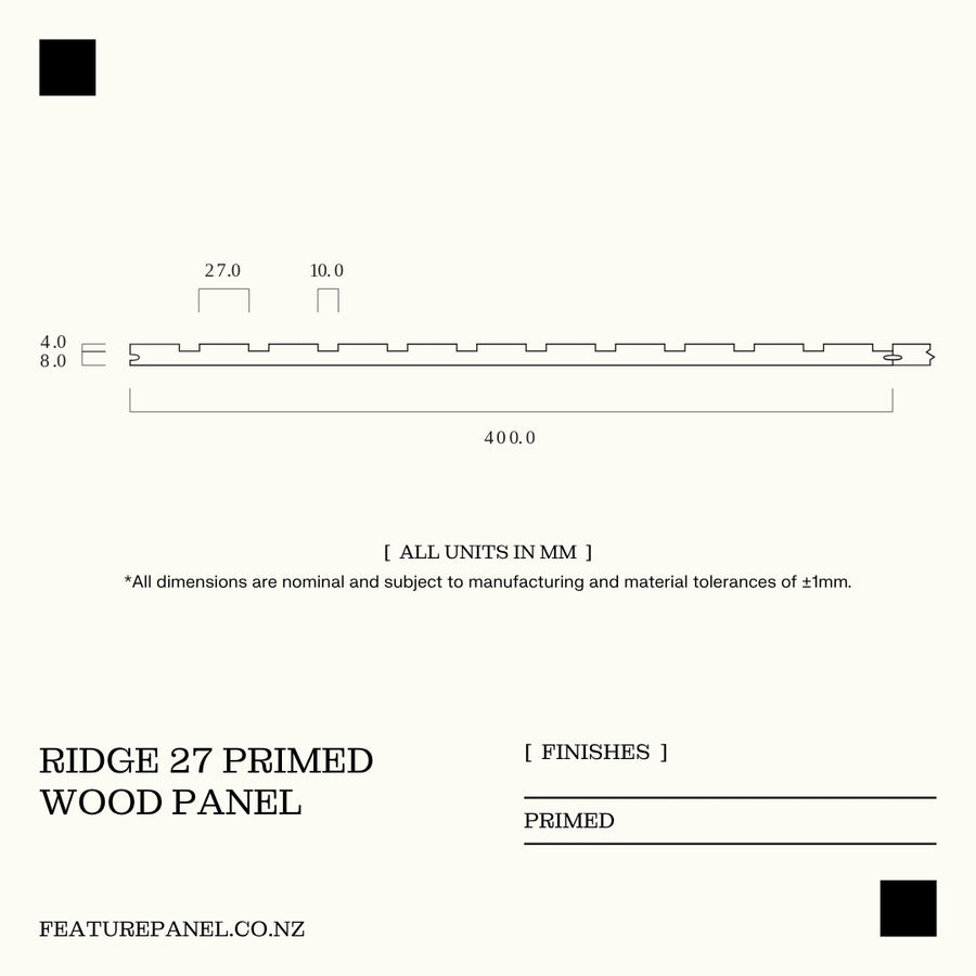 RIDGE 27 WOOD PANEL