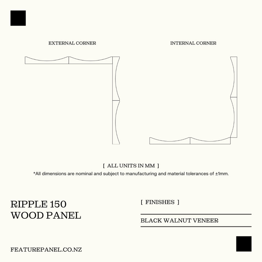 RIPPLE 150 FLOW WOOD PANEL
