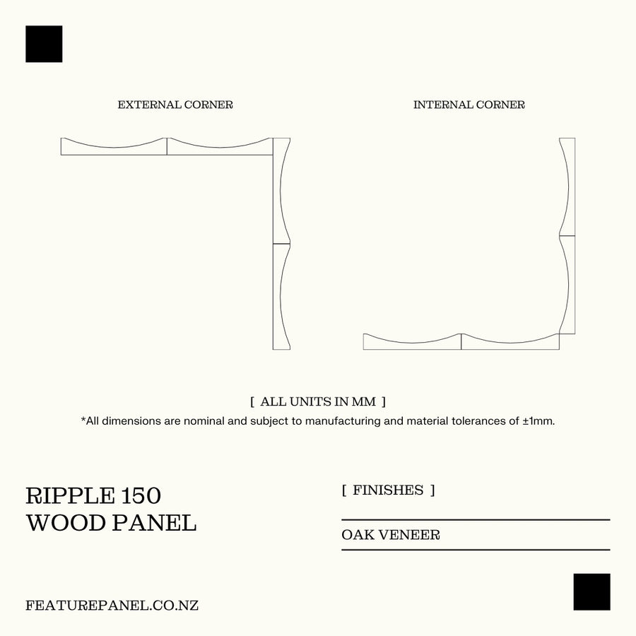 RIPPLE 150 FLOW WOOD PANEL