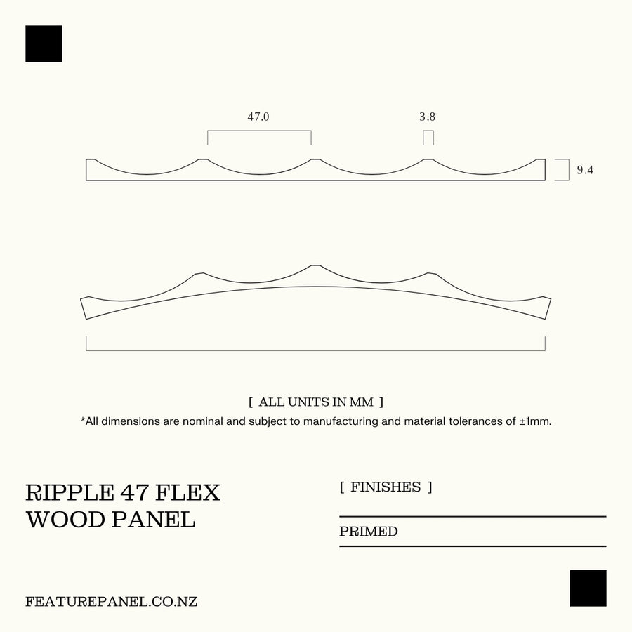 RIPPLE 47 FLEX WOOD PANEL