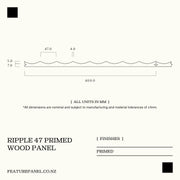 RIPPLE 47 WOOD PANEL