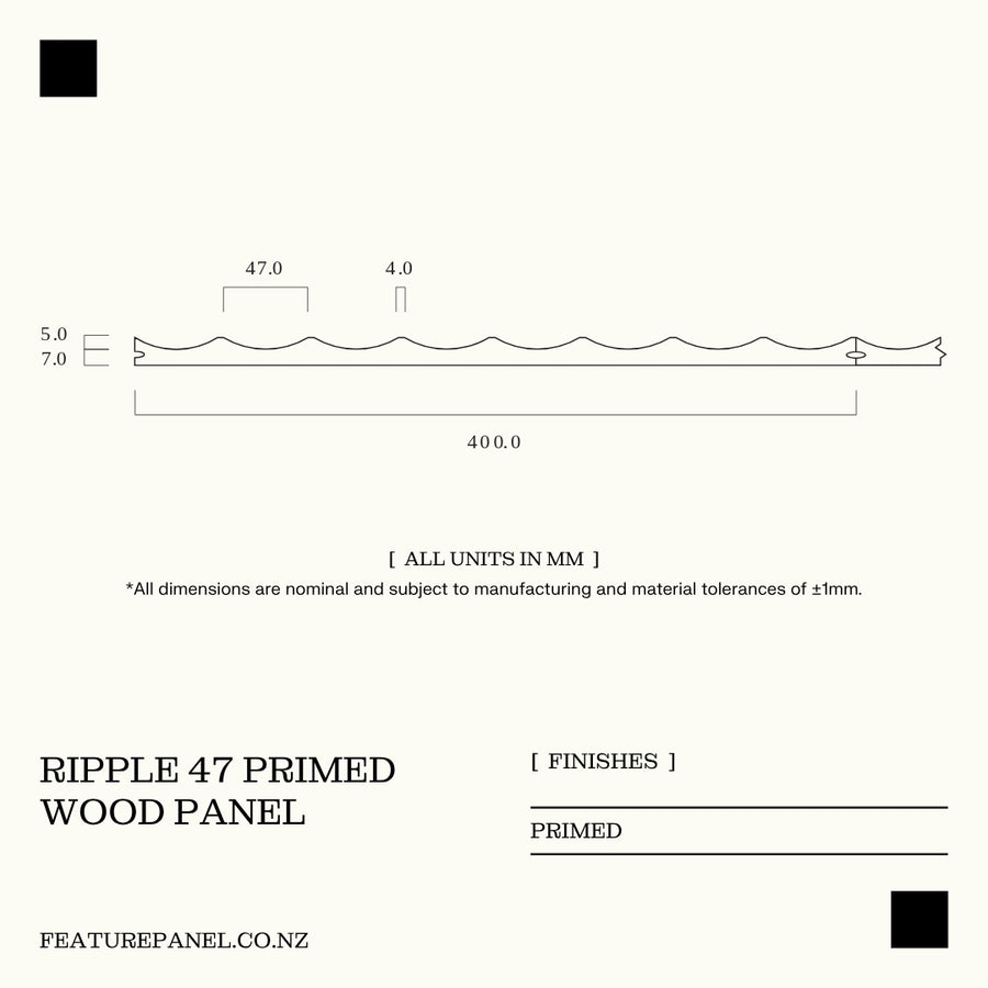RIPPLE 47 WOOD PANEL