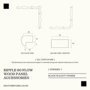 RIPPLE 60 FLOW WOOD PANEL