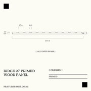 RIDGE 27 WOOD PANEL