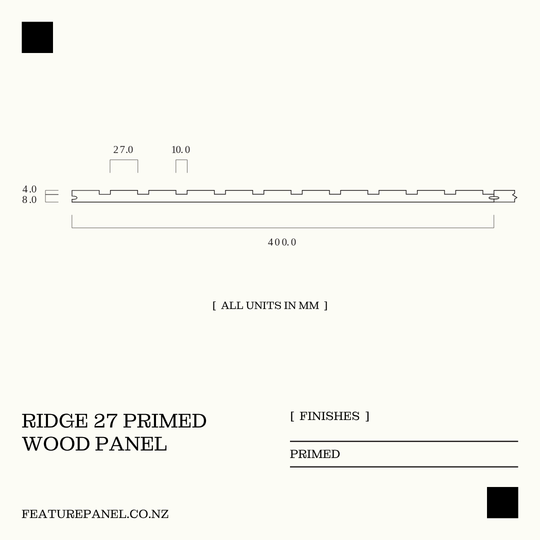 RIDGE 27 WOOD PANEL