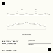 RIPPLE 47 FLEX WOOD PANEL