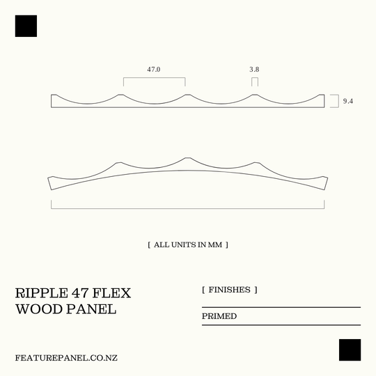 RIPPLE 47 FLEX WOOD PANEL