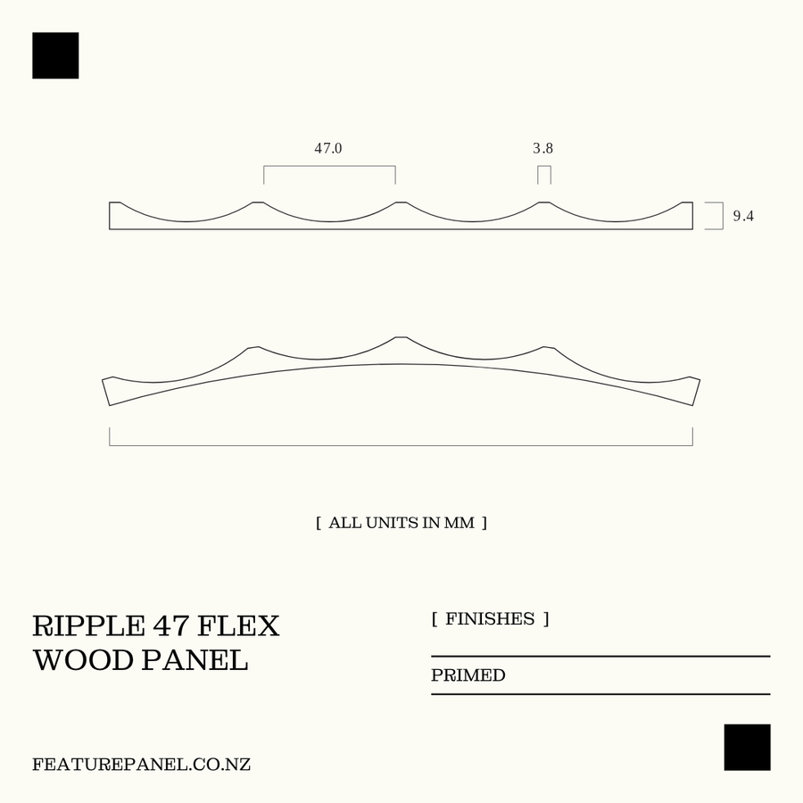 RIPPLE 47 FLEX WOOD PANEL