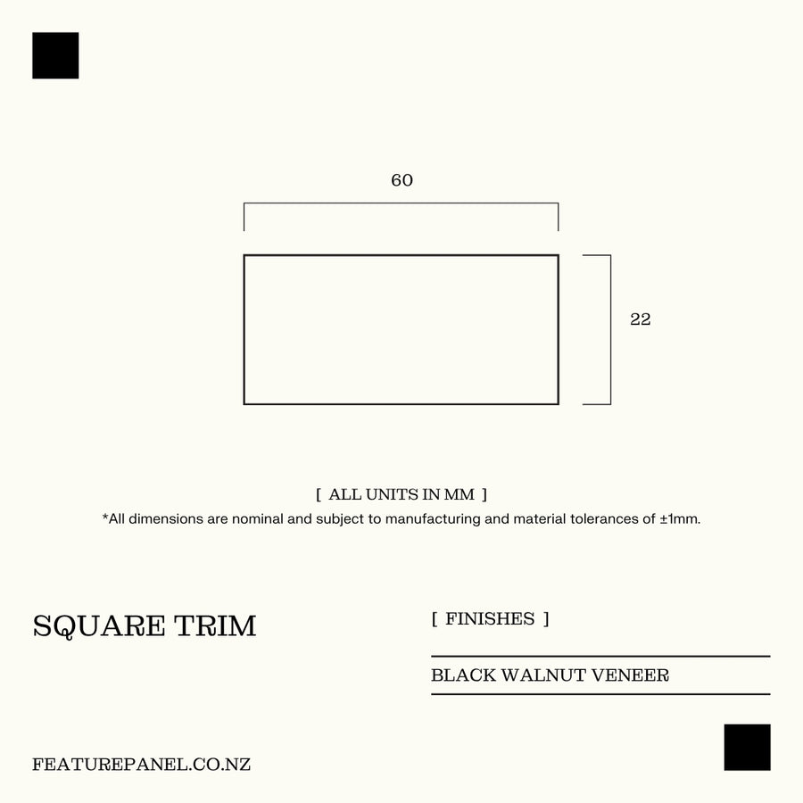 SQUARE TRIM