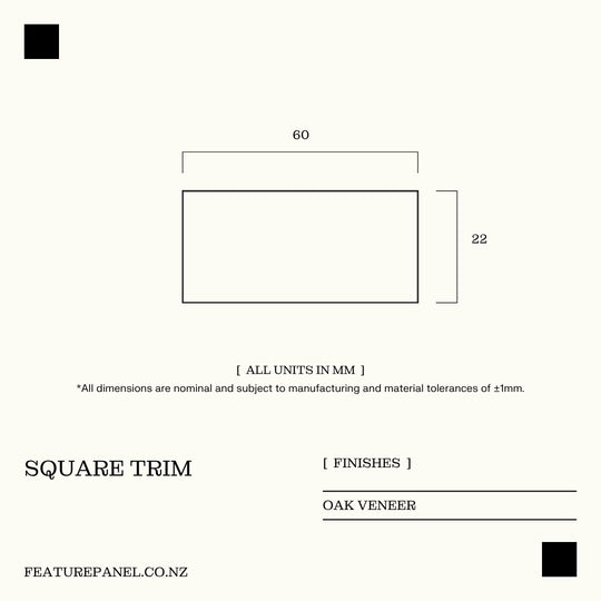 SQUARE TRIM
