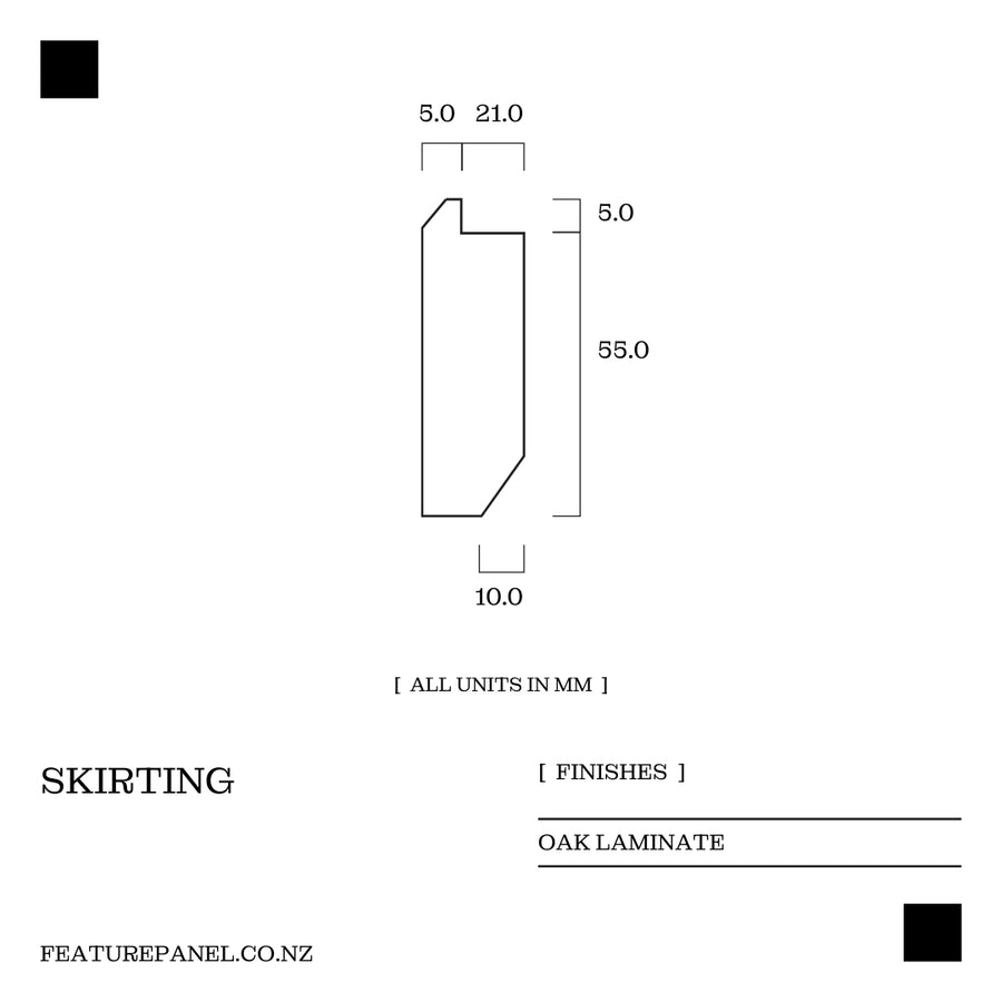 Oak Skirting